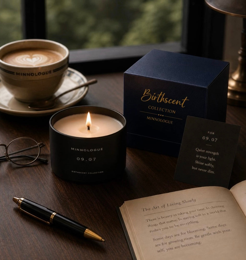 Personalized Birthscent Candle | Birthday Candle Made Just for You - MINNOLOGUE