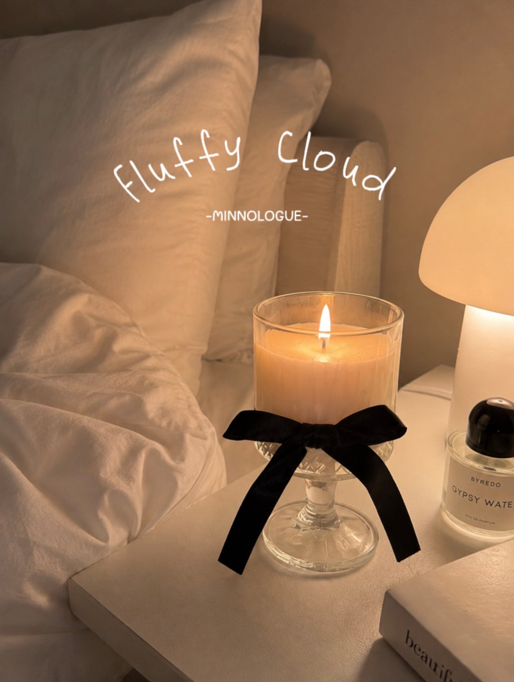Fluffy Cloud - Bergamot & White Musk Soy Wax Candle | A Caeris by MINNOLOGUE - MINNOLOGUE