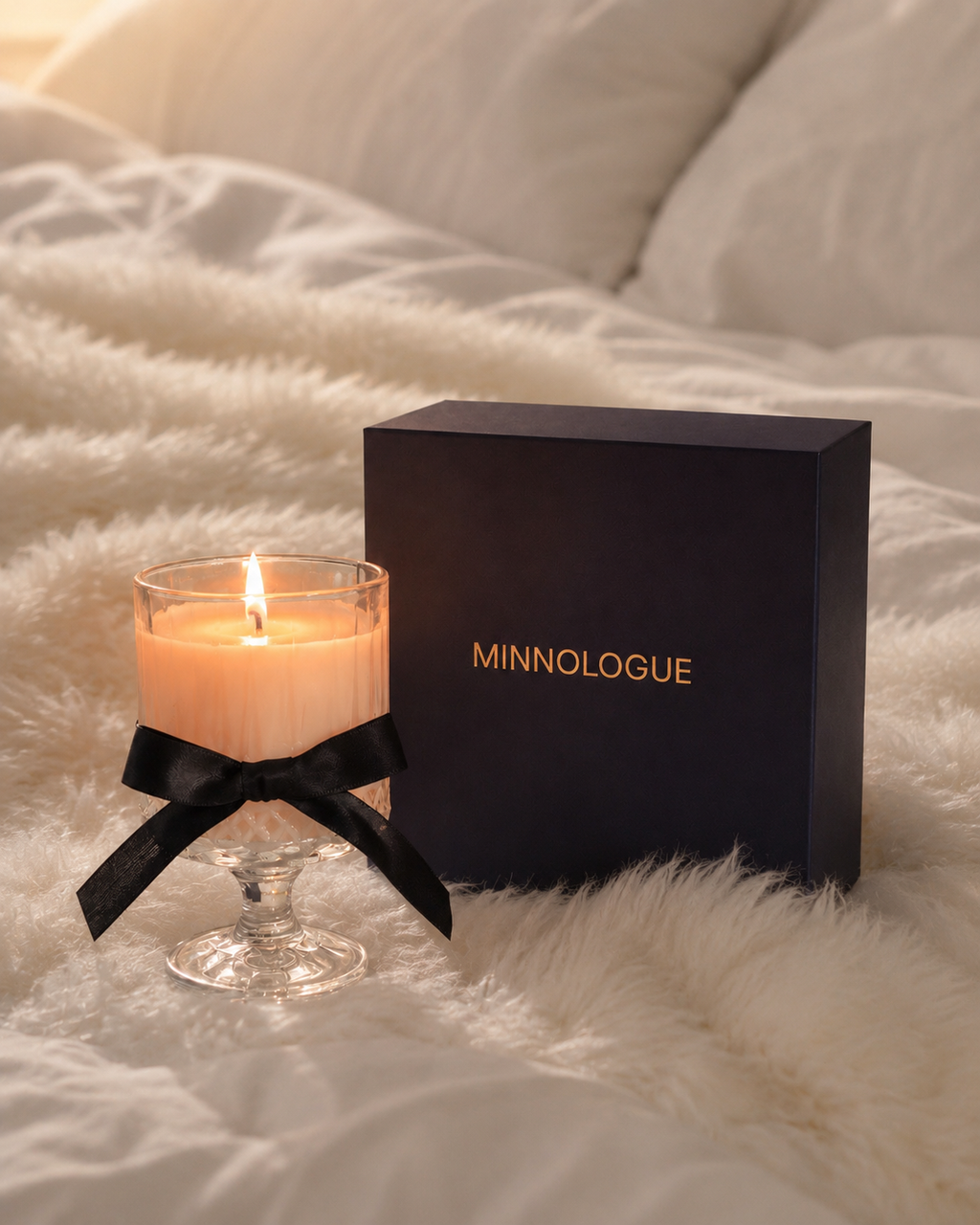 Fluffy Cloud - Bergamot & White Musk Soy Wax Candle | A Caeris by MINNOLOGUE - MINNOLOGUE