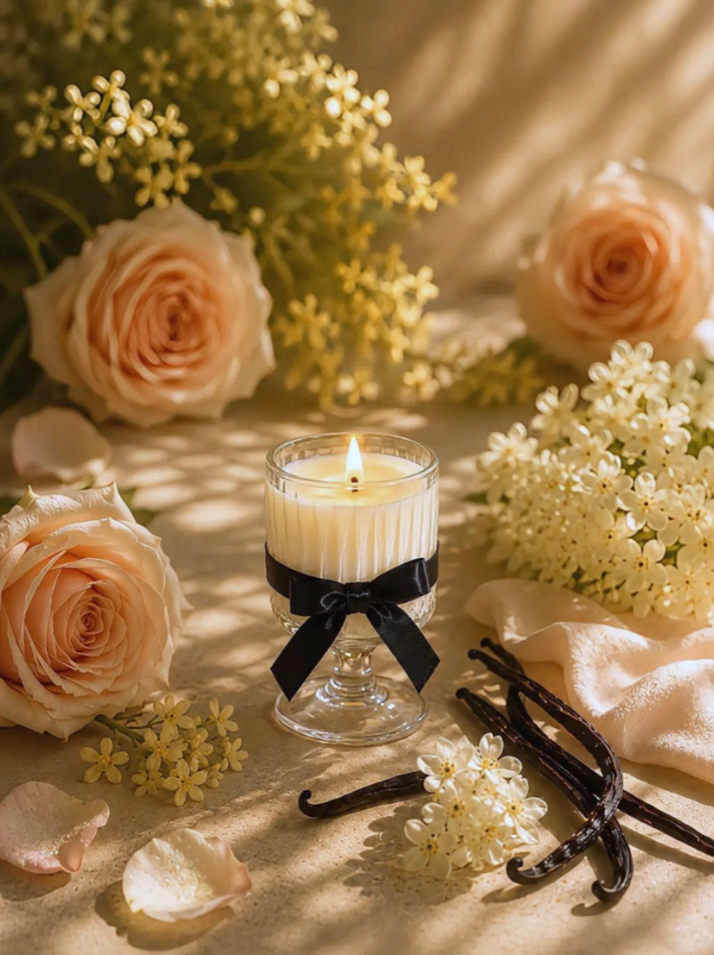 Sunkissed - Rose & White Musk Soy Wax Candle | A Caeris by MINNOLOGUE - MINNOLOGUE