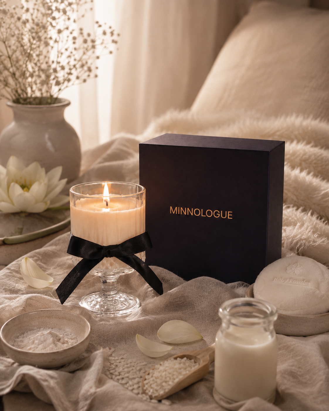 Breathe - Apple & Lotus Soy Wax Candle | A Caeris by MINNOLOGUE - MINNOLOGUE